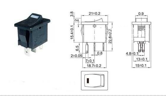 船型的開關怎么接線法 下圖_360問答